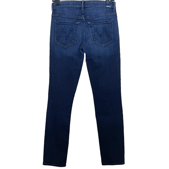 MOTHER The Muse Ankle Jeans Size 26 Ink & Paper Wash Stretch Denim Low Rise - Picture 3 of 13